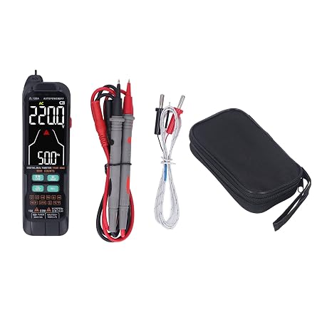 FLEXMAN Digital Multimeter, Measures Resistants Continuity Counts Volt Meter Ohmmeter Auto Ranging Tester for Home, Automotive, Science Projects, Learning Electronics