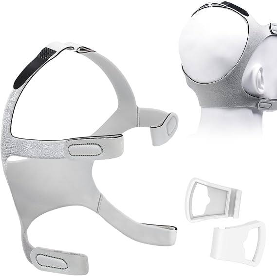 Replacement Headgear for Fisher and Paykel Simplus & Eson 2 Full Face Mask - Adjustable CPAP Headgear med/lrg for Simplus, Snugly Fit & Reduce Air Leaks, Great Value Supplies by Medihealer.