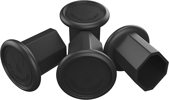 Great Call Athletics | 4 Pack Pro Lacrosse Butt End Caps Universal Fit All Shafts Mens Attack Defense Goalie Rubber Grip NFHS