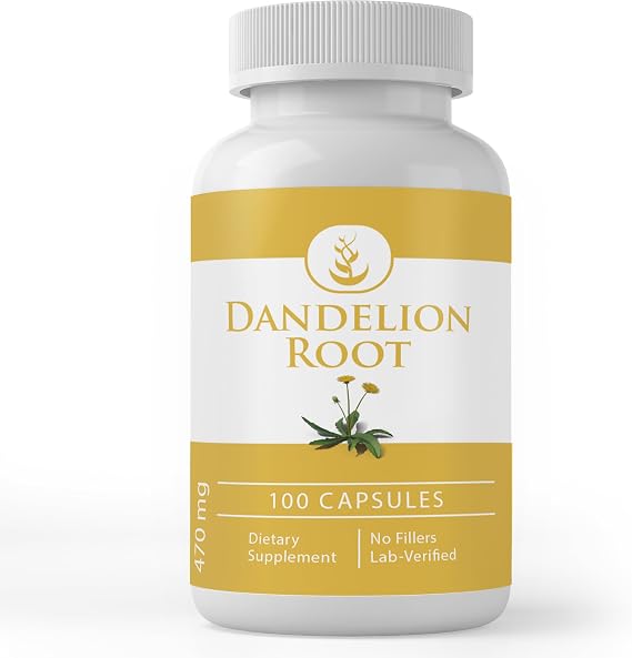 Pure Original Ingredients Dandelion Root, (100 Capsules) Always Pure, No Additives Or Fillers, Lab Verified