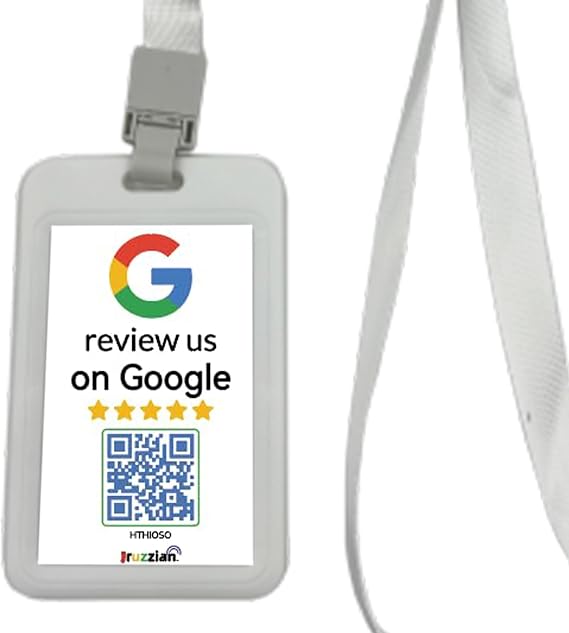 Review Tap Card for Google with Lanyard (1 Pack)