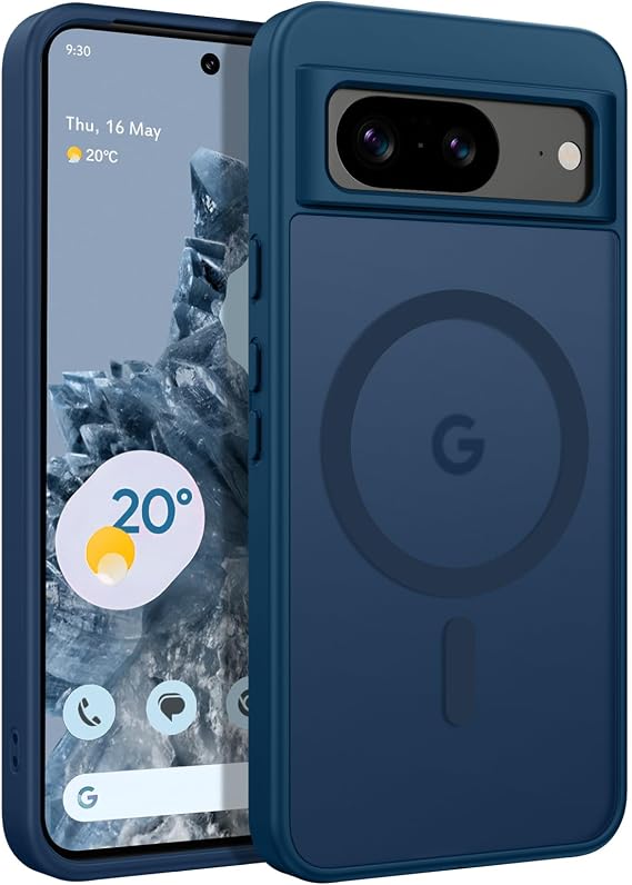 DUEDUE Magnetic for Google Pixel 8 Case, Blue