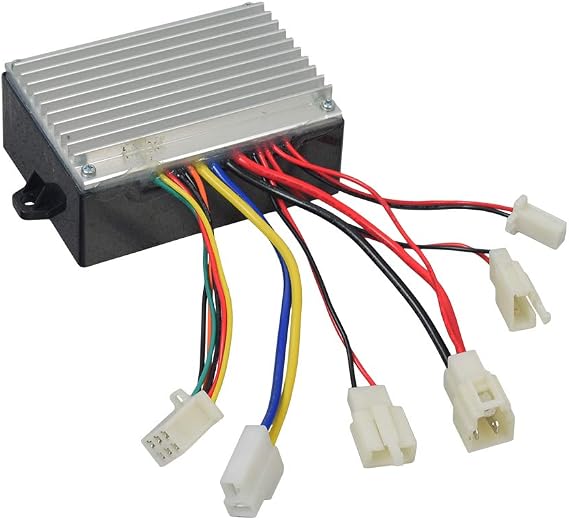 AlveyTech 36 Volt Control Module for Razor SX500 McGrath Dirt Rocket (V1+) - Replacement Speed Bicycle Controller with 6-Wire Throttle Connector for Electric Power Motor, Scooter Quad Mod Parts