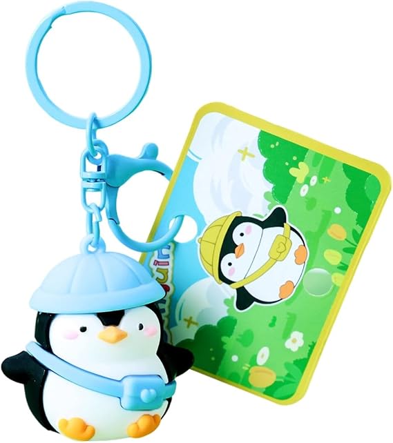 Penguin Keychain Cute Keychains for Women Wallet Bags Girls Backpacks Charms