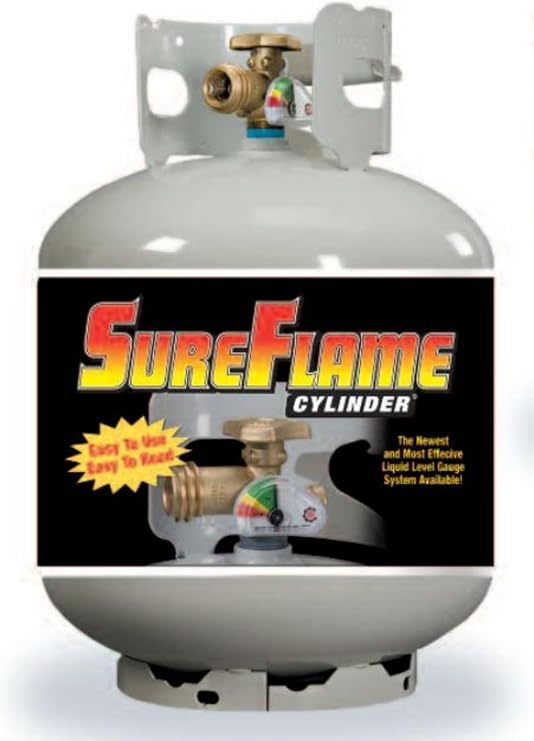 Manchester 10577 Sureflame OPD Cylinder with Gauge - 4.6 Gallon Capacity