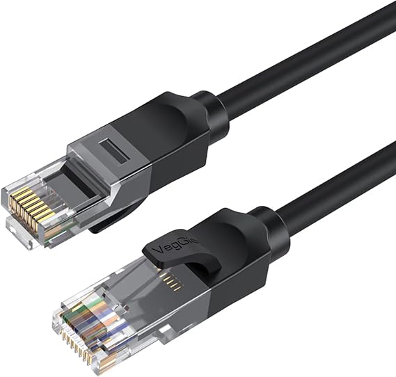 VegGieg CAT6 1000Mbps Gigabit UTP Ethernet Cable 1 Meter