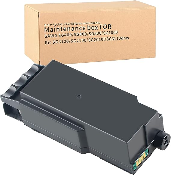 Aomya SG400 Waste Collection Unit Compatible for SG400 SG500 SG800 SG1000 Ricoh GC41 Printer Waste Ink Collection Waste Ink Tank (1 Pack)