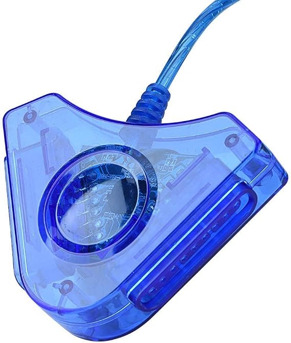 PS2 Controller Converter, USB Conversion, Compatible with Preste/Preste 2 Controllers, 2 Ports, Can Use 2 Devices Simultaneously