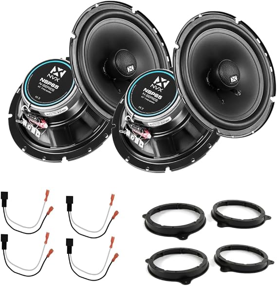 NVX Factory Speaker Replacement Package for Nissan Versa 2007-2013 Models