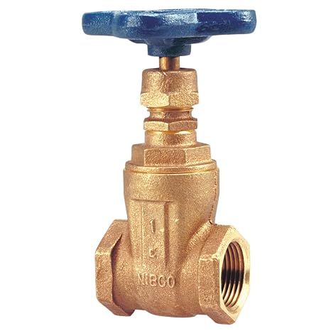 Nibco T-113 Bronze 2-Port Gate Valve, 1/2"