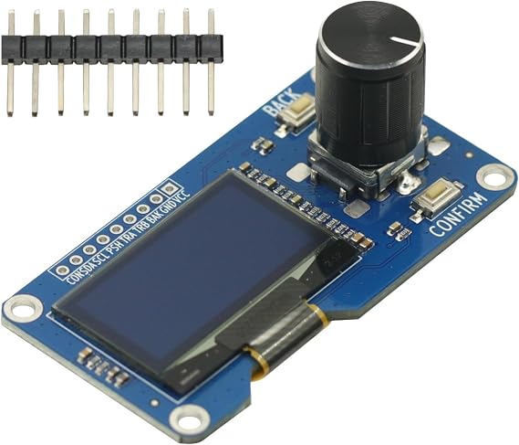 1.3 inch White OLED Display Screen Combined with EC11 Rotary Encoder Module IIC Interface for arduino