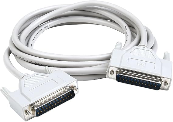 WESAPPINC 14.80 Feet DB25 25 Pin Male to Male Serial Parallel Printer Extension Cable 4.5M (4.60 Feet(1.4M))