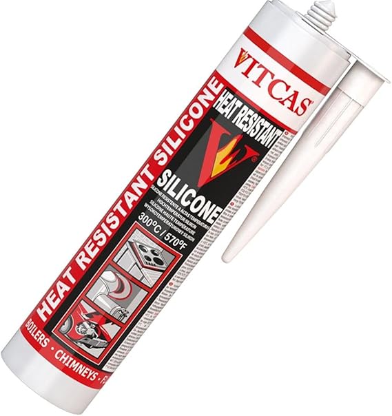 VITCAS Heat Resistant Silicone- High Temperature Sealant 310ml