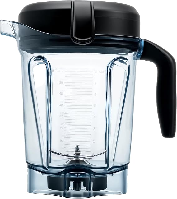 64oz Low-Profile Blender Pitcher Container Compatible with Vitamix