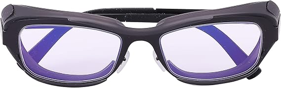 Dry Eye Relief Eyeglass, Blue Light Blocking Moisture Chamber Goggles with Stainless Steel Frame Anti-Pollen&Allergens