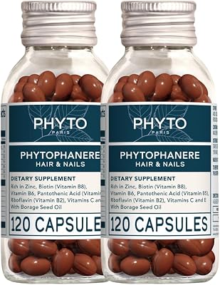 PHYTO Phytophanère 100% Natural Hair Loss Thinning Dietary Supplement, 4-Month Supply