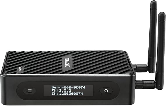 Teradek Serv 4K (2024) HDR Production Streaming Solution, Stream Locally or to The Cloud up to 4Kp60, 4:2:2 10-bit Color, SDI/HDM, HEVC/AVC Compression, Up to 45Mbps Bitrate