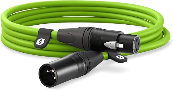RØDE, RØDE Xlr-3 Premium Xlr Kablox, Xlr3v, 3mt, Yeşil