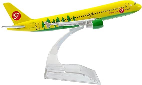 1:400 Scale Model Siberia A320 Airplane Model Plane Diecast Alloy Plane for Gift and Collection