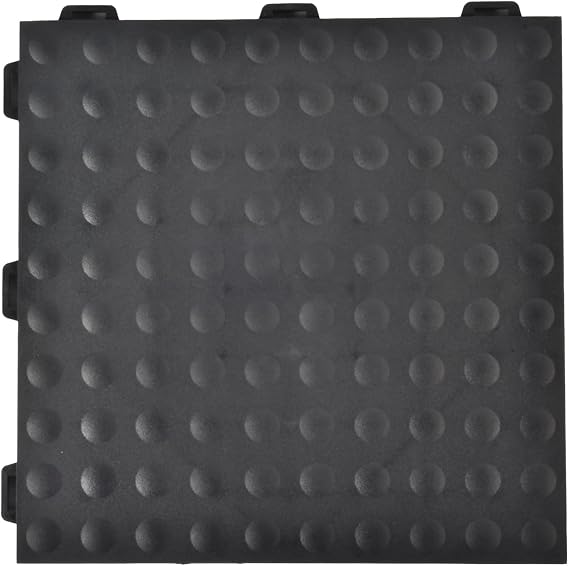 Greatmats StayLock Bump Top Home Gym Fitness Flooring Tile 1x1 Ft 25 Pack
