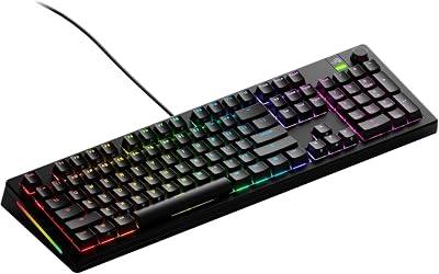 Glorious Gaming - GMMK 3 Custom Mechanical Gaming Full Size Keyboard with Knob, Modular Gasket System, Doubleshot PBT Keycaps, Aluminum Switch Plate, Hotswappable Switches, ANSI Black Renewed