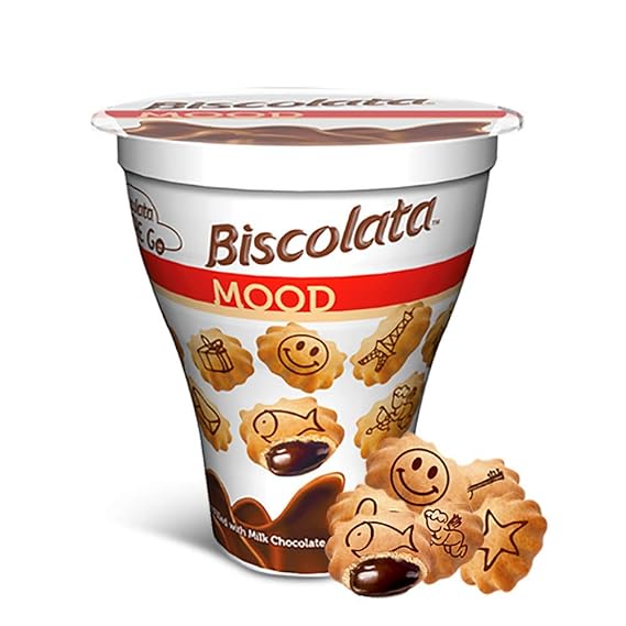 Biscolata Mood Chocolate Filled Cookies, 2.12 oz