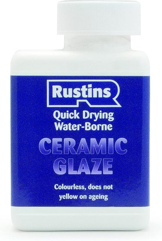 Rustins Acrylic Ceramic Glaze Clear 250ml
