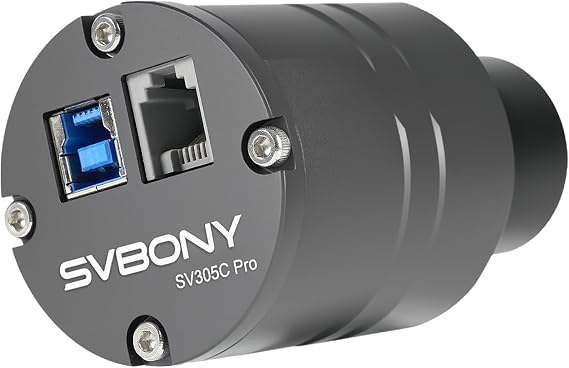 SVBONY SV305C Pro Telescope Camera, USB 3.0 High-Speed, 2MP IMX662 Sensor | 128MB DDR Buffer, 1.25" CMOS Astrophotography Planetary Camera, ST4 Guiding Interface Guide Camera, for Astrophotography