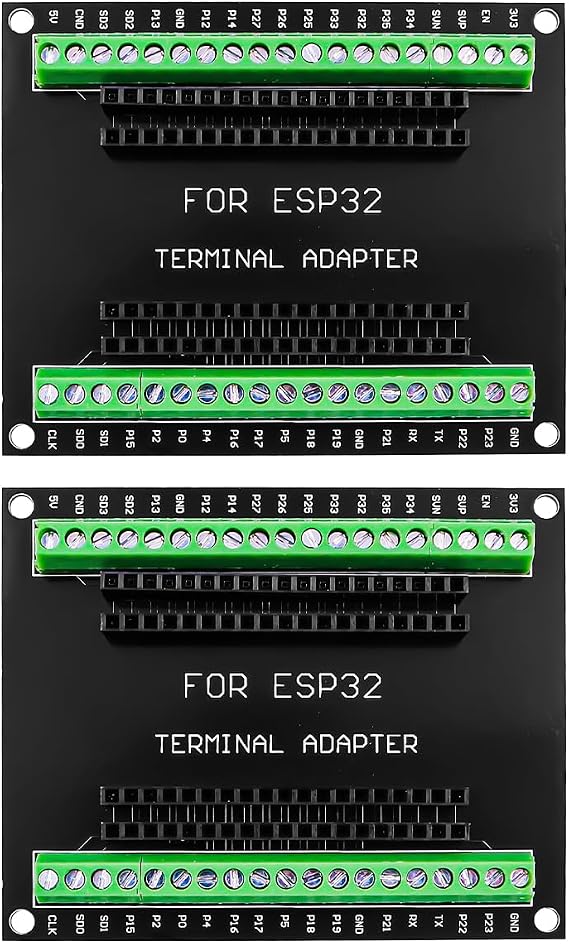 2PCS ESP32 Breakout Board GPIO 1 Into 2 for 38PIN Version ESP32 ESP WROOM 32 Microcontroller Development Board