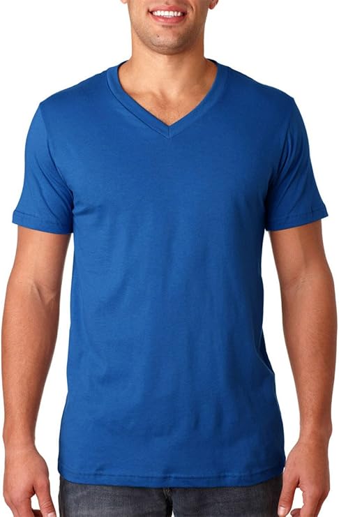 Canvas for Men's Delancey V-Neck T-Shirt, True Royal, X-Large