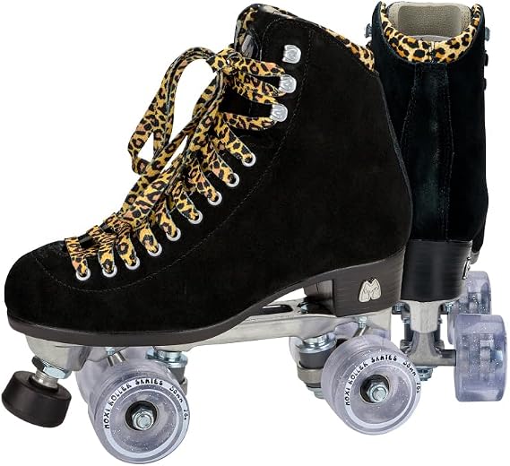 Moxi Panther Roller Skates for Women - Durable High-Top Design with Suede Skate Boots, Dri-Lex Lining, and Versatile, Smooth Cushioning Wheels