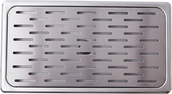 Stainless Steel Drip Tray - Perfect for Homes, Clubs, Bars, Cafes, Restaurants, Hotels, Or Commercial Use - Easy to Clean, No Drainage Required (S)