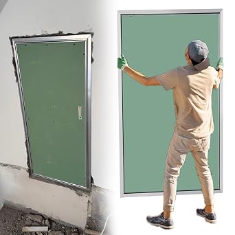 Large Plumbing Access Panel 24x24 28x32 36x36 30x40 36x48 Inch, Flush Mount Wall Access Door for Drywall/Maintenance Doors, Sheetrock Cover Plate for Electrical Wiring FireRight Lock,36"x36"