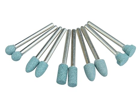 10 Pcs Various Shape Silicon Carbide Grinding Stone Sets
