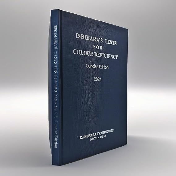 Ishihara Color Test Book | 14 Plates Concise Edition 2024 | Eye Test Chart Books for Color Deficiency