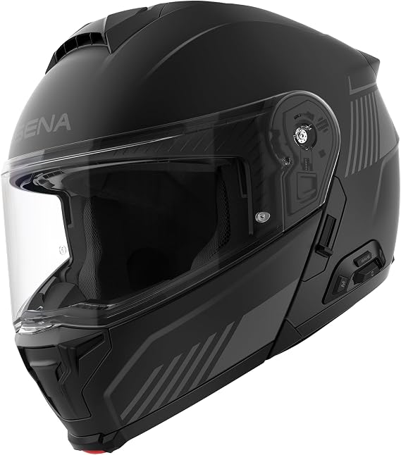 Sena SPECTER Modular Smart Communication Motorcycle Helmet with Mesh Intercom, 2nd Gen SOUND by Harmon Kardon, DuPont Kevlar Shell