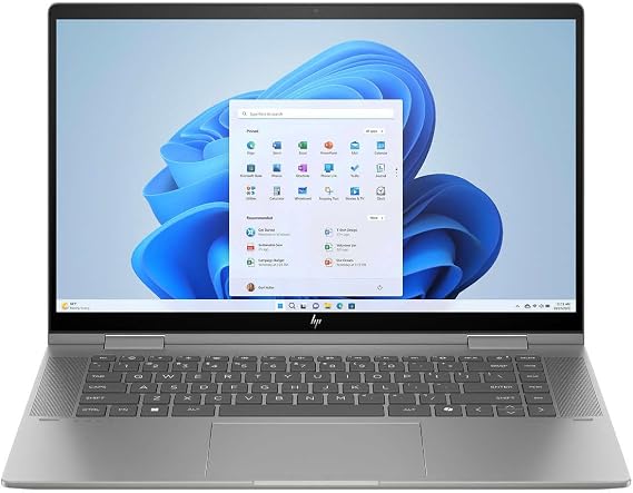 HP 2024 Envy x360 2-in-1 15.6 FHD IPS Touch Laptop 12-Core Intel Evo Core Ultra 7 155U Iris Xe Graphics 32GB LPDDR5 2TB SSD Thunderbolt 4 WiFi AX BT Webcam HDMI2.1 Backlit KB Windows 11 Home