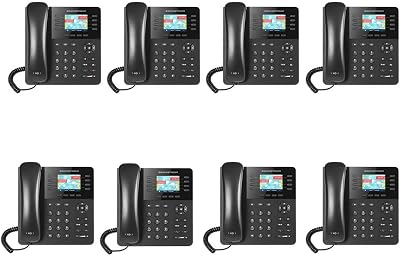 Grandstream GXP2135 8-Pack IP Phone Enterprise High Performance 8lines with 4 SIP Accounts, HD Audio