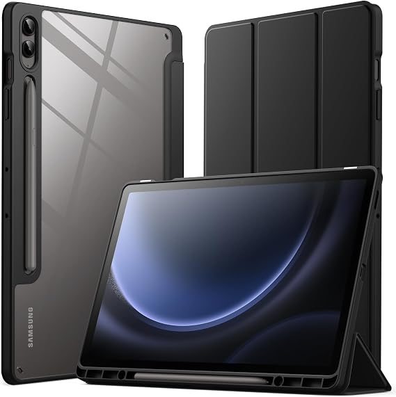 JETech Case for Samsung Galaxy Tab S9 FE Plus, Black