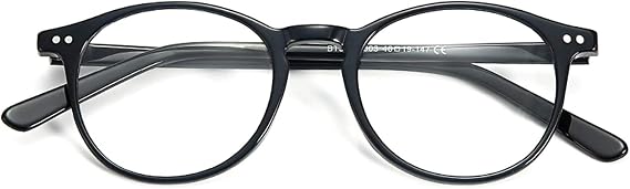 ZENOTTIC Vintage Round Glasses Women Men Non-Prescription Eyeglasses Frame