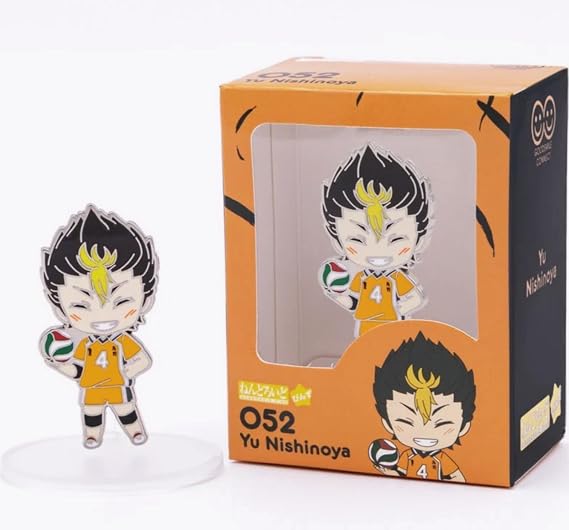 AURUS Pin Yu Nishinoya - Metal Pin for Nishinoya Haikyuu Anime Lovers & Fans - with Ideal Size for Displays