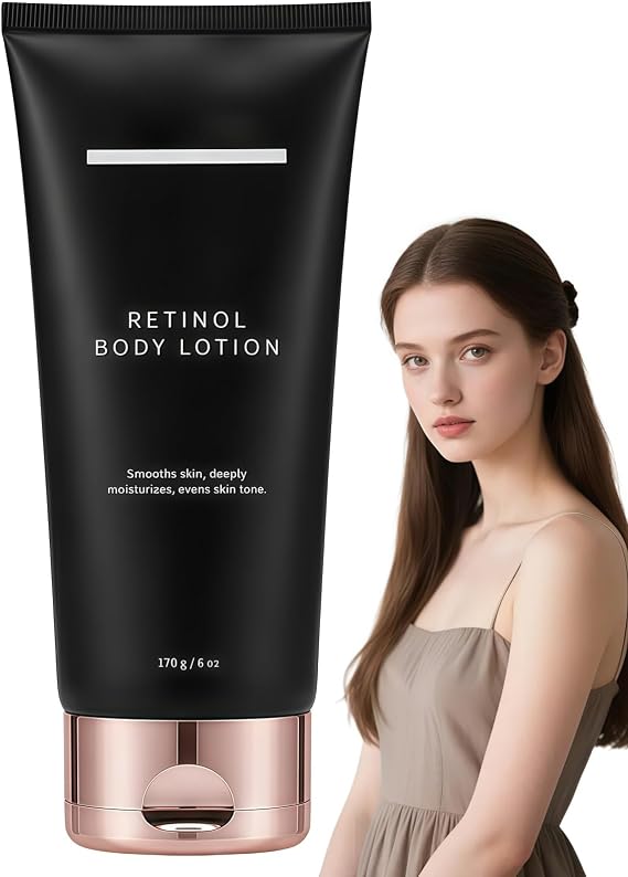 170G Retinol Body Lotion,Skin Tightening Cream Body for Women,Daily Firming Cream for Soft Smooth Skin,Anti-Wrinkle Collagen Body Cream,Hydrating Daily Body Moisturizer,Reduce Fine Lines&Wrinkles