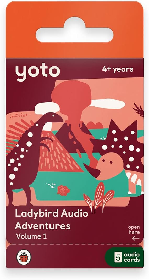 Yoto Ladybird Audio Adventures Collection: Vol. 1 Kids 5 Audio Cards for Use with Player & Mini All-in-1 Audio Device, Screen-Free Listening with Fun Playtime, Bedtime & Travel Stories, Ages 5+