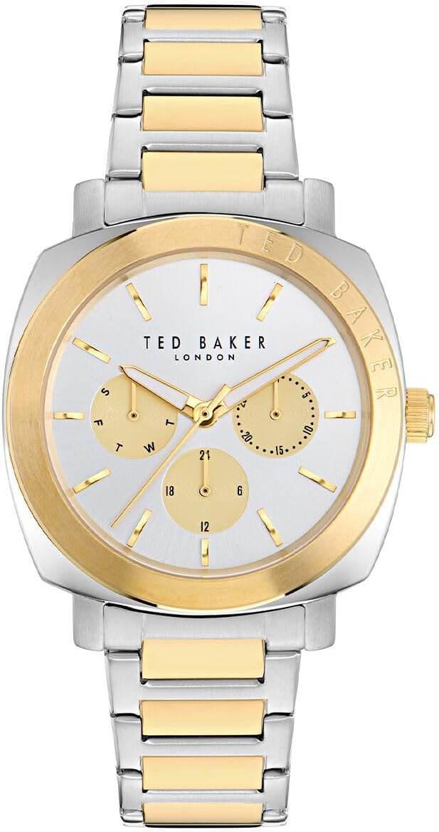 Ted Baker Ladies Stainless Steel Two Tone Gold Bracelet Watch Model: BKPRBF3029I