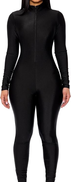 Forplay Women's Mock Neck Jumpsuit Adult Costume
