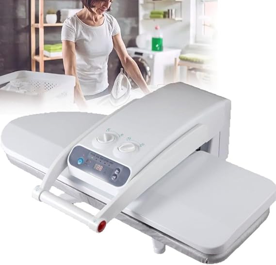 1800W Professional Steam Press, Heavy-Duty Ironing Steam Press with Large Water Tank, Plate Size: 800 x 310mm, for Laundry, Pillowcases