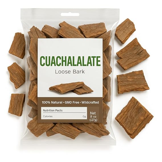 Cuachalalate Tea Mexican Cuachalala, Wildcrafted (Juliana Adstringens) | 100% All Natural - NON Gmo | Authentic Mexican Herbal Tea (1Lb)