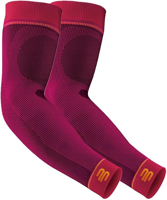 Bauerfeind Sports Compression Arm Sleeves - Gradient Compression Improves Oxygen/Blood Circulation - 1 Pair