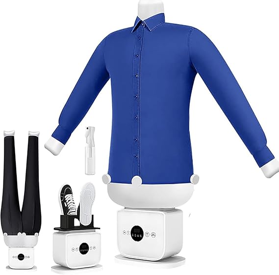 Aironox Automatic Ironing Machine 2026, Fast Steam Iron with Adjustable Temperature, 360 Full Coverage Drying for Shirts, Pants, Shoes and Skirt Mould Version