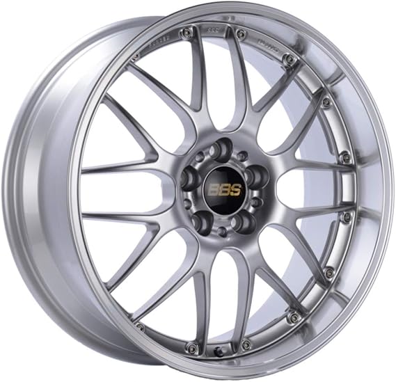 BBS RSGT Silver Wheel with Machined Finish (18x8.5"/5x120mm, +15 offset)